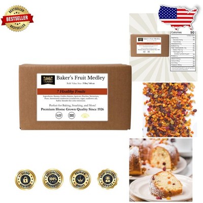 Home Grown 5lb Baker's Fruit Medley -  Real Fruit, Gluten Free, Bulk Pack