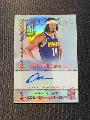 2025 Topps Signature DaRon Holmes II Base (RAW)