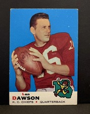 1969 Topps Football #20 Len Dawson Kansas City Chiefs - EX