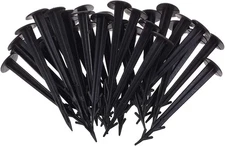 50 Pcs 4.5 Inches Multifunctional Plastic Yard & Garden Stakes Anchors for Plant