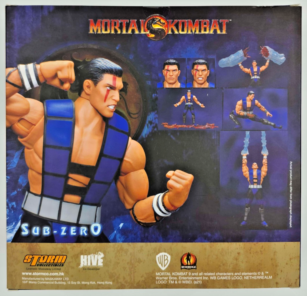 Storm Collectibles Mortal Kombat 3 Unmasked Sub-Zero 1/12 Action