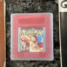 Gameboy Game Pokemon Red Version Complete In Box First Print Sandshrew Nintendo