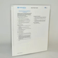Zeltiq CoolSculpting QUICK START GUIDE Vacuum Applicator BRZ-001-OSG-ENG-E Sheet