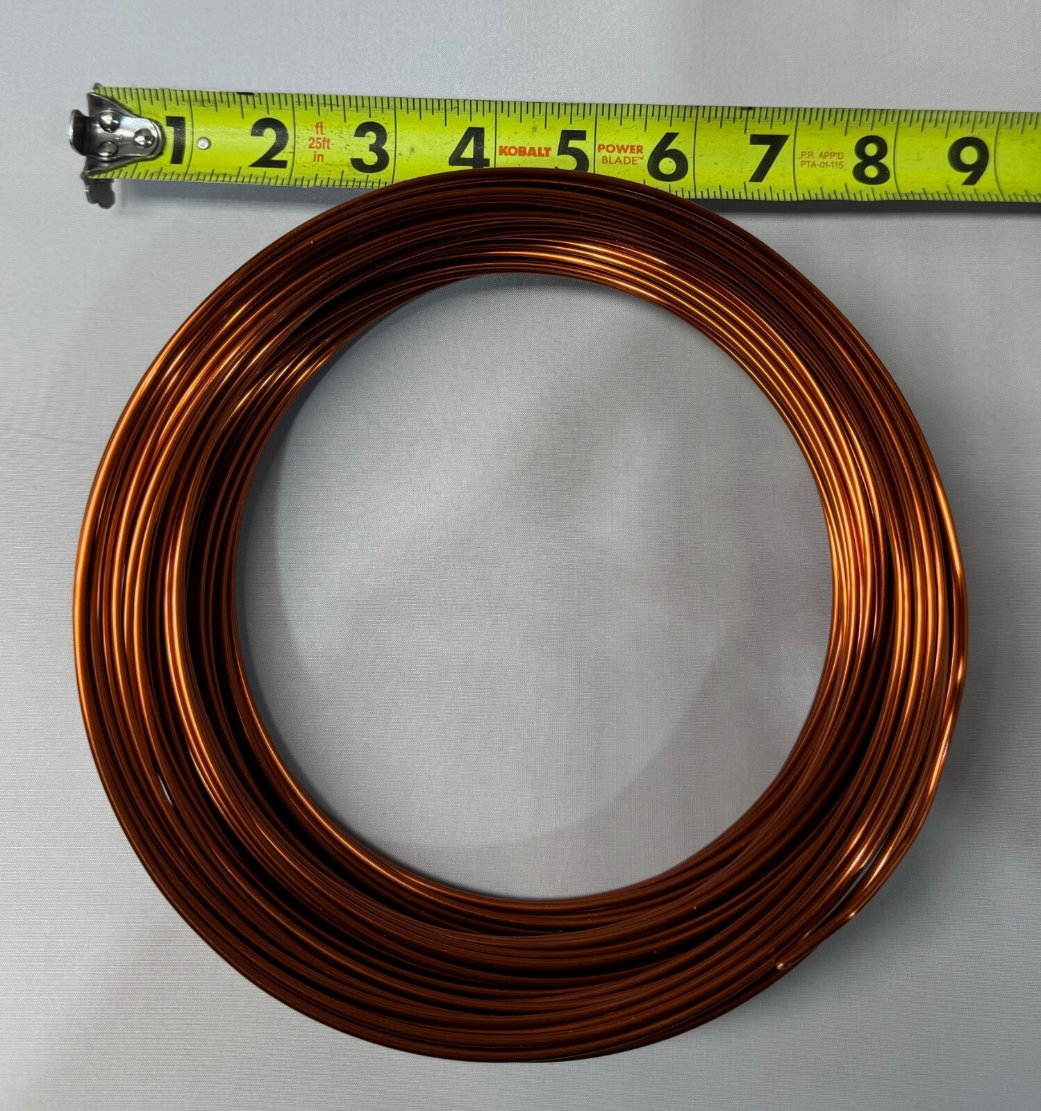 10 AWG H200 COPPER MAGNET WIRE, 100', 75', 50', 25' HAND COILS