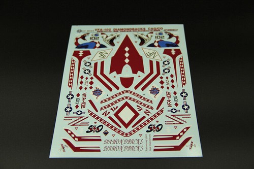 GALAXY G48003 OR G72003 1/48 1/72 Scale F/A-18F VFA-102 Diamondbacks Decals - Picture 8 of 27