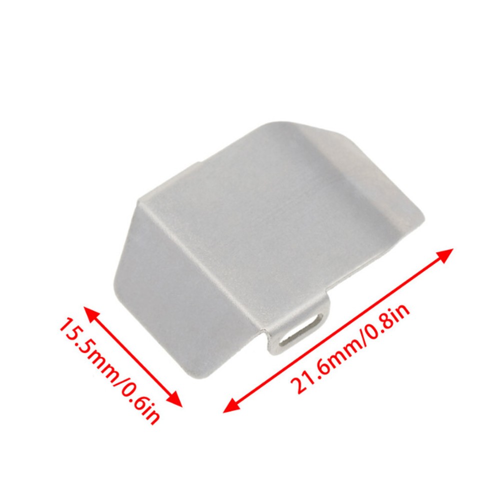 1/24 Durable Steel Axle Skid Guards Plate Set For Axial SCX24 AX90081