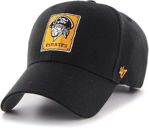 47 Pittsburgh Pirates Cooperstown MVP Black Strapback