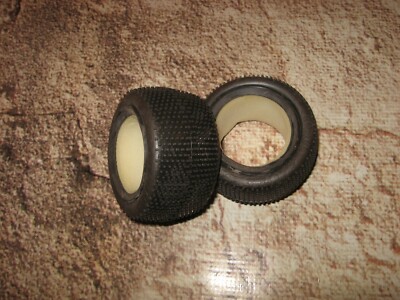 Vintage RC 1:10 2.2'' Buggy Tires  Black (2) New Rear Proline Holeshot Pro 184