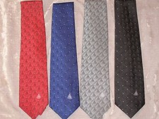 Masonic Past Master Necktie Diamond Fraternity Suit Extra Long Blue Lodge NEW