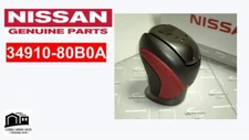 Genuine Nissan R35 GTR GT-R Nismo Shift Knob Red and Black Leather New OEM Parts