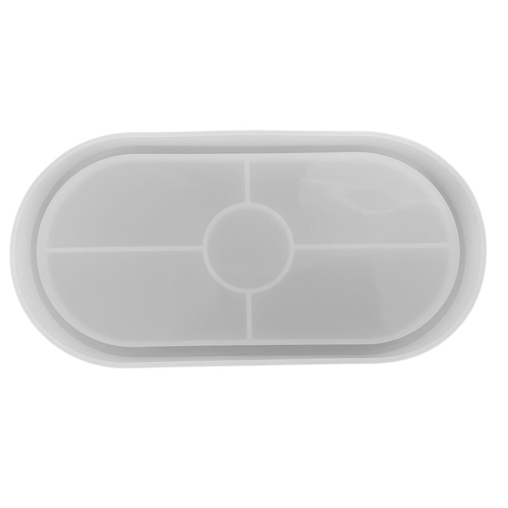 Flexible Reusable Silicone Coaster Mould - Oval 240mm