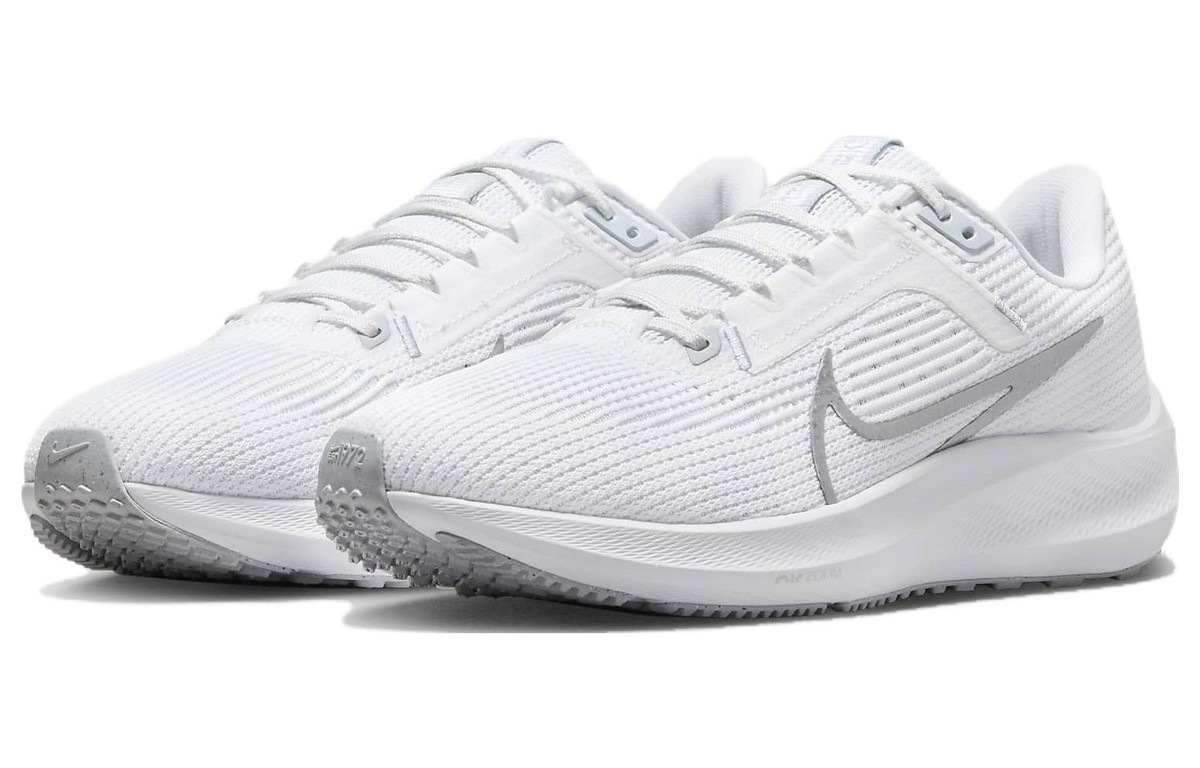 Nike Air Zoom Pegasus 40 Low White Metallic Silver W 