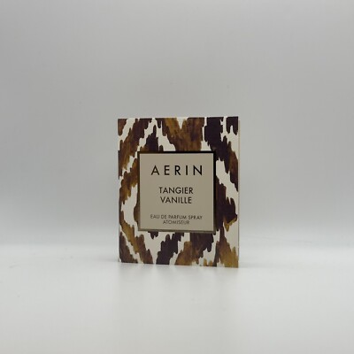 1 Aerin TANGIER VANILLE Edp Sample Spray for Women .07 fl oz/2ml