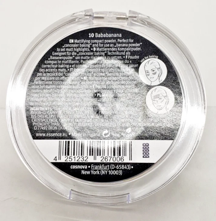 NEW Essence Brighten Up! Banana Pressed Powder - 10 Bababanana - Image 2 of 2