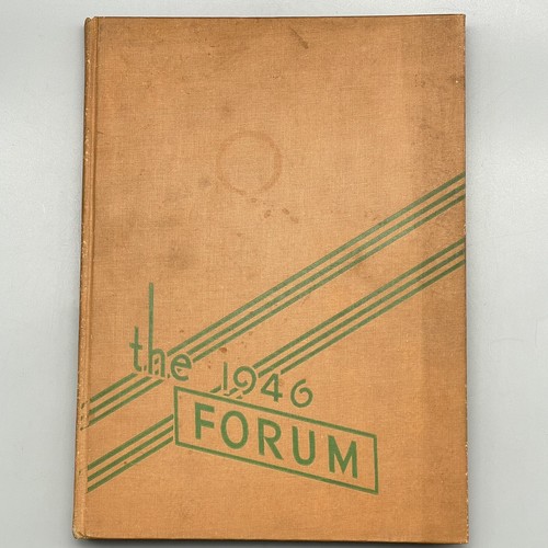 1946 VTG Year Book SENN HIGH SCHOOL Forum CHICAGO ILLINOIS CPS 1940s EDGEWATER - Picture 2 of 7
