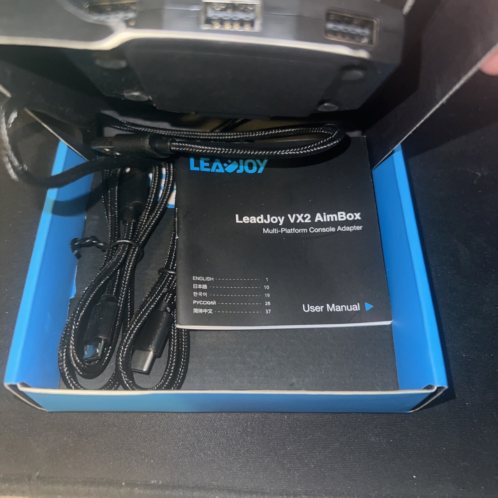 LeadJoy VX2 AimBox Keyboard and Mouse Adapter for Xbox,Switch,PS4,PS5