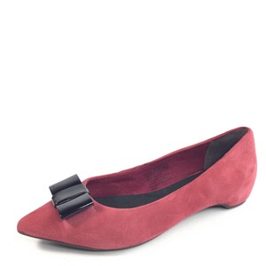 red ballet pumps size 6