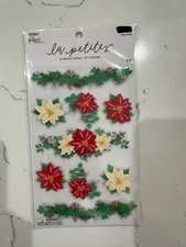 The Paper Studio Paper Crafts La Petites Dimensional Stickers Christmas Wreaths