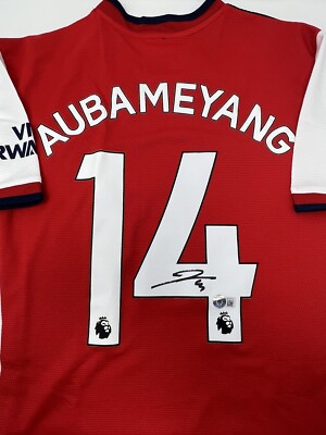 Pierre-Emerick Aubameyang Signed Autographed Arsenal Adidas Jersey Beckett  COA