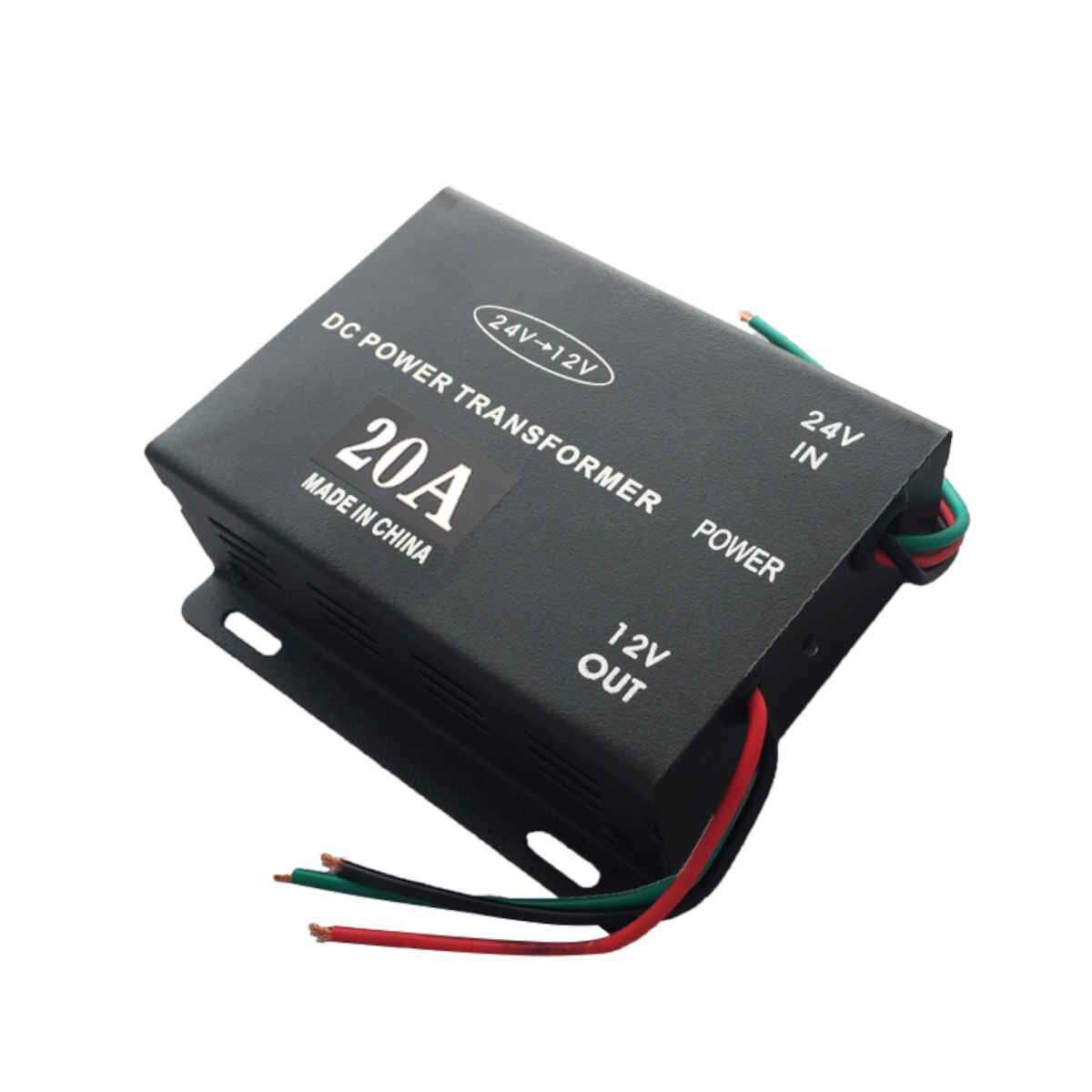 Riduttore di tensione DC DC da 24V a 12V 20A automezzi, barche, camion