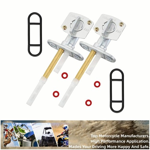 Replacement Fuel Valve Petcock Assembly For Kawasaki Bayou, Lakota, Mohave ATVs