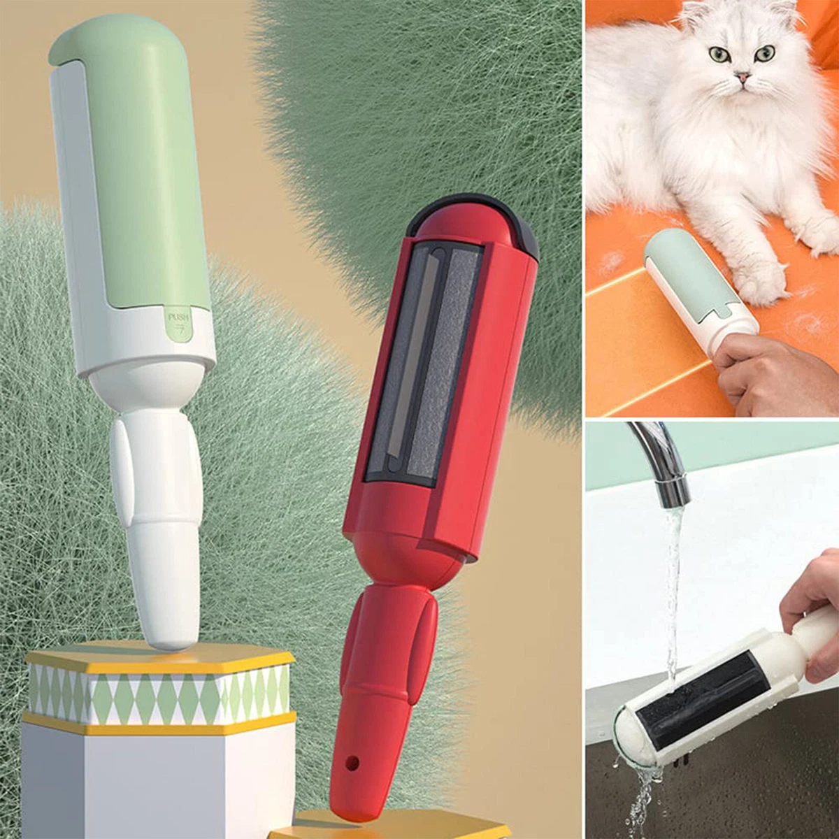Cat fur remover brush 2025