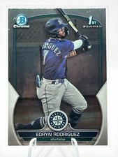 EDRYN RODRIGUEZ 2023 BOWMAN CHROME 1ST PROSPECT #BCP-185 1 C