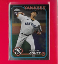 2024 Topps Chrome Yoendrys Gomez Rookie Card, New York Yankees #160