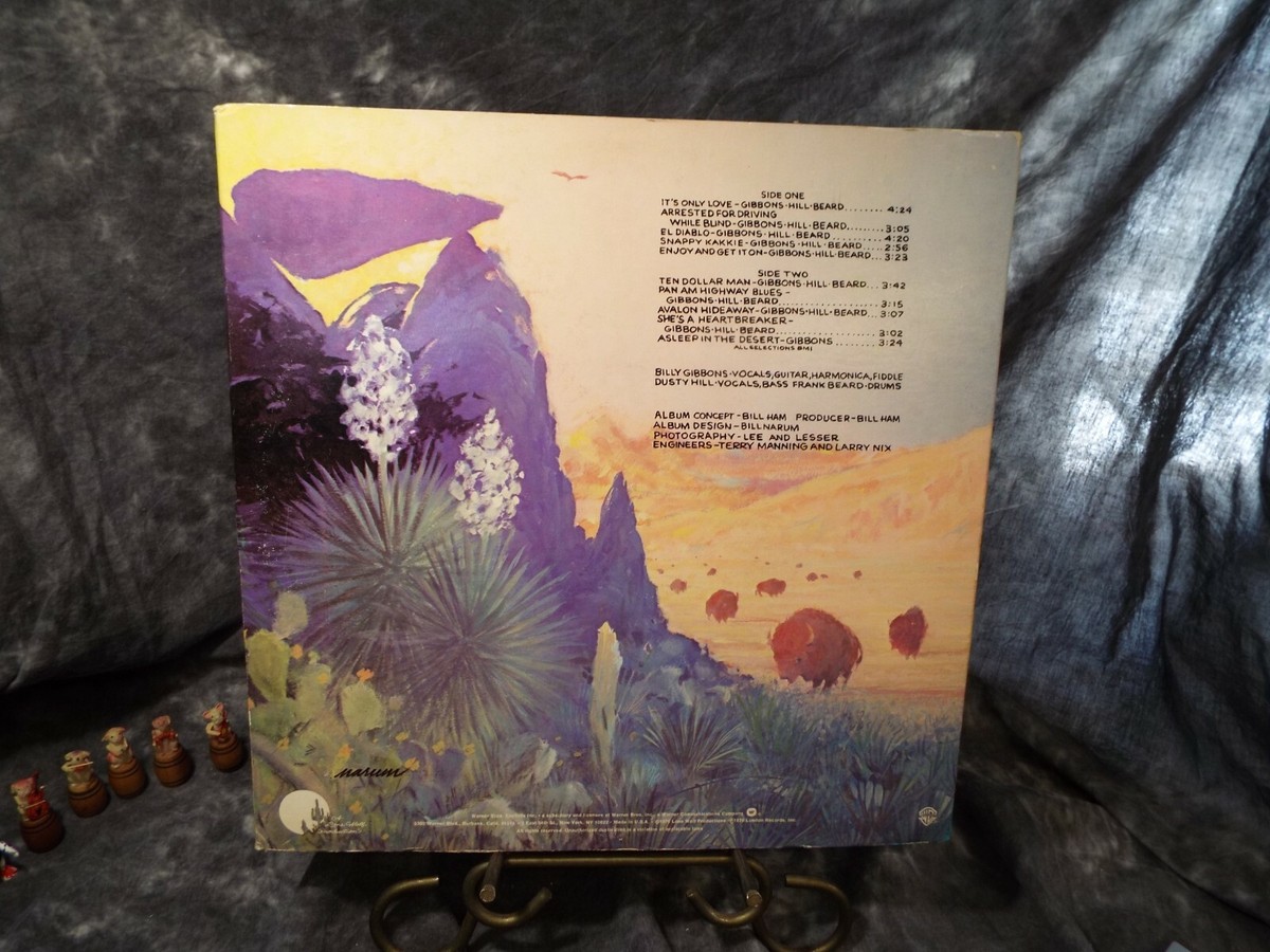 ZZ Top Tejas TRIPLE GATEFOLD rock LP VINYL ALBUM | eBay