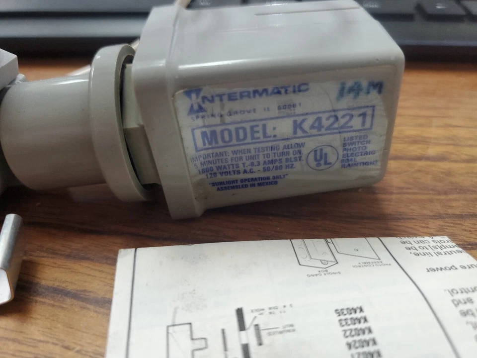 (2-PCS) Intermatic K4221 Photo Control (TA41MS) - Image 2 of 3