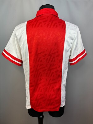 AJAX 1993 1994 HOME SHIRT FOOTBALL SOCCER JERSEY UMBRO MENS SIZE L