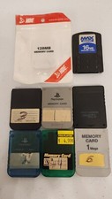 Sony Playstation Memory Cards "8 Card Lot"