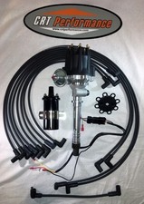 Small Cap Corvette Tach Drive Black Hei Distributor 45k Coil Usa Wires Under