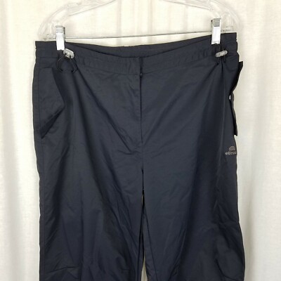 Ellesse Limited Presa 59107 Black Nylon Trousers Pants Womens 12
