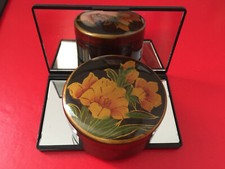 Sephora Mirror folding box and vintage floral Powder Box