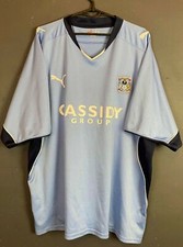 PUMA MEN'S FC COVENTRY CITY 2009/2010 SOCCER FOOTBALL SHIRT JERSEY SIZE 2XL XXL