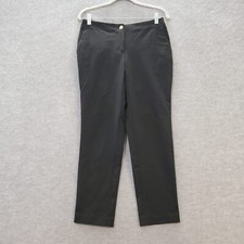 J Jill Women Pants 4 Petite Black Chino Stretch Trousers