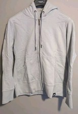 American Giant Women's size XL Winter Blue Classic Full Zip Hoodie USA Made NOS