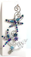 Ganz Enchanted Butterfly Garden Pendant Suncatcher with Dangle
