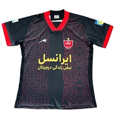 2023/24 Persepolis Away Jersey MEROOJ Perspolis  BLACK shirt New