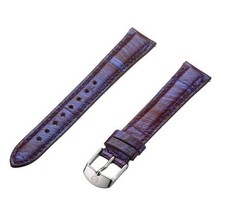 MICHELE 16MM PURPLE SNAKE SKIN LEATHER WATCH STRAP,BAND MS16AA420515
