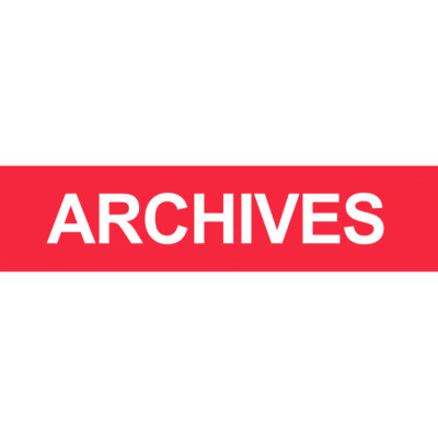 Local ARCHIVES rouge (29x7cm) - Sticker/autocollant | eBay