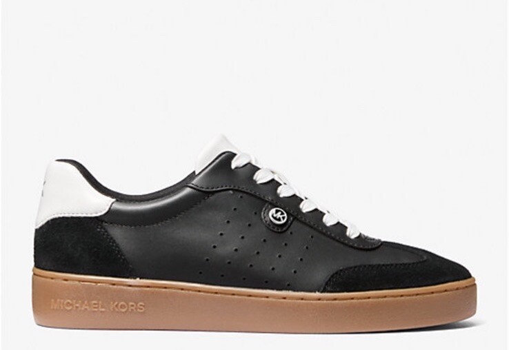 Michael Kors Scotty Leather Gum Sole Sneakers 8,5