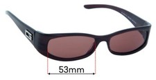 SFx Replacement Sunglass Lenses fits Gucci GG1483/S - 53mm Wide