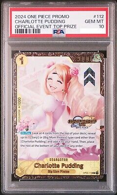PSA 10 Charlotte Pudding OP03-112 Championship 2024 ONE PSA 10 Charlotte Pudding OP03-112 Championship 2024 ONE