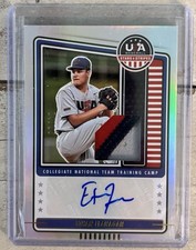 2023 Stars & Stripes Baseball Ethan Flanagan Signature Material Prime SP #4/25