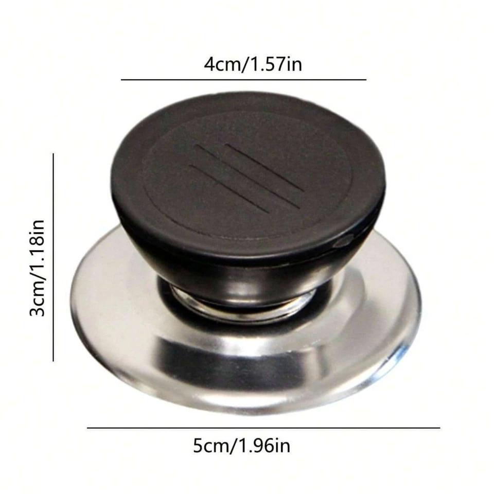 Universal Lid Grip Knob Handle for Pot Pan Heat-Resistant Cookware Replacement - Image 4 of 4