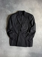 Boglioli Italia Suit Size 54Charcoal Grey Wool 3 Piece Blazer and Pants Milano