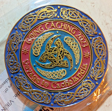 2023 Going Caching - Voyage to Cachelandia  -  New Unactivated PATRON Geocoin