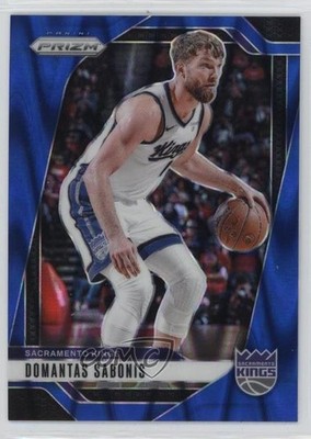 2024-25 Panini Prizm Blue Seismic Prizm 53/99 Domantas Sabonis #86 8mm